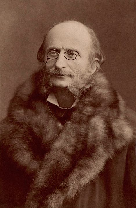 Black & White portrait of Jacques Offenbach in his older years