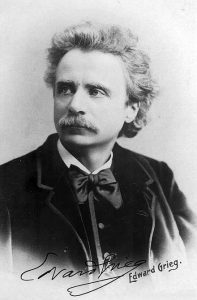 Photo of Edvard Grieg who was born in June