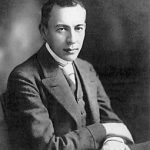 A Black and White Photograph of Sergei Rachmaninov aged 22