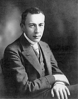 A Black and White Photograph of Sergei Rachmaninov aged 22