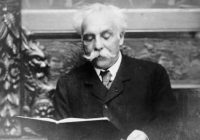Black and White photograph of Gabriel Faure in his later years