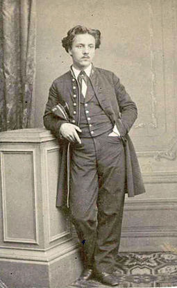Black and White photograph of Faure when he was a student