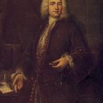 Painting of Boismortier formally dressed