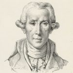 Head and shouldner of Luigi Boccherini drawn in pencil