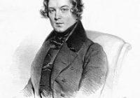 Lithograph of Robert Schumann age 29