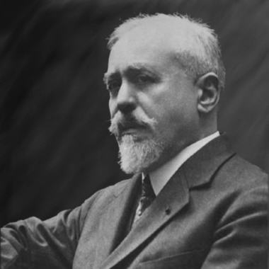 Black and White photo of Paul Dukas in his mid-later years