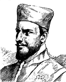 Black and white, head and shoulders drawing of Francesco Cavalli