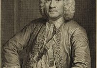 François Couperin, composer. Etching by Jean-Jacques Flipart,