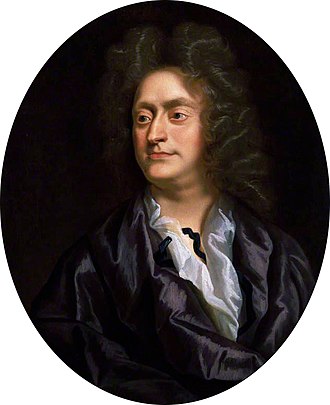 Painting of Henry Purcell in his thirties of his head and shoulders