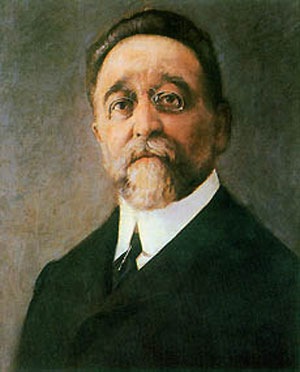 Paining of Ruperto Chapi's head and shoulders