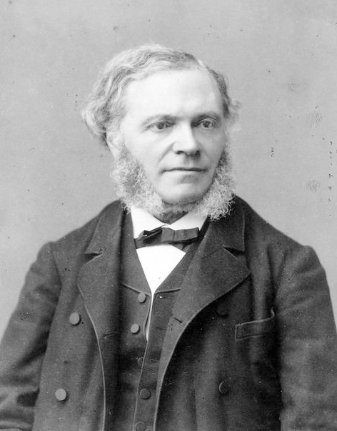 Black and White portrait photograph of Cesar Franck