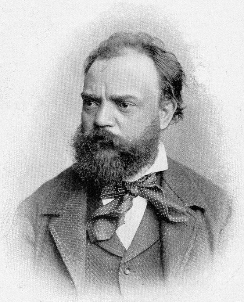 Black and White photo of Dvorak aged forty one