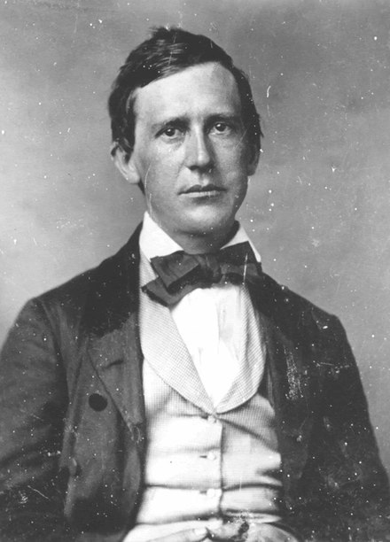 Black and White Photograph of Stephen Foster who was born in July