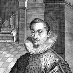 Black and White drawing of Hans Leo Hassler