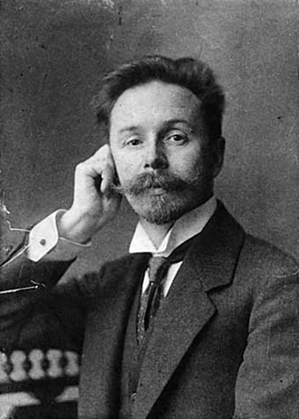 Black & White Photograph of Alexander Scriabin in 1871