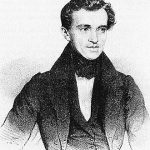 Black & White drawing of Johann_Strauss_I_in 1835