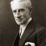 Black and White Portrait Photo of Joseph Maurice Ravel in 1925