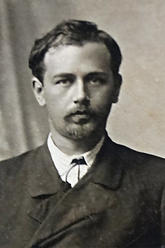 Black and White photograph of Mykola Leontovich