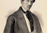 Black & White Portrait of Hans Christian Lumbye
