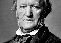 Black and White Head & Shoulders Photograph of Richard Wagner in 1871
