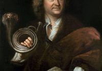 Portrait oil painting of Gottfried Reiche in 1727 by Elias Gottlob Haussmann