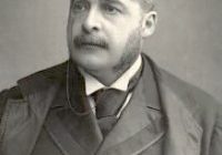 Black and White Photograph of Arthur Sullivan in 1888