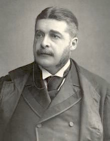 Black and White Photograph of Arthur Sullivan in 1888