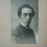 Black & White portrait of Miguel Llobet dated 1916