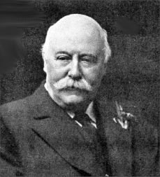 Black and White photograph of Charles Hubert Parry c1916