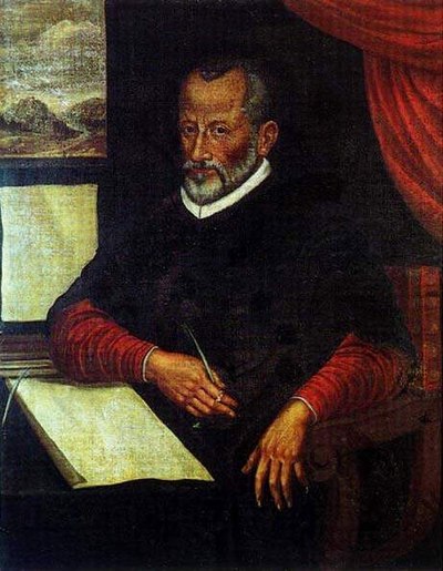 Colour portrait of Giovanni Pierluigi da Palestrina