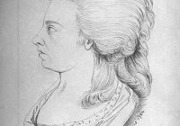 Maria Theresia Paradis Pencil Portrait of her face