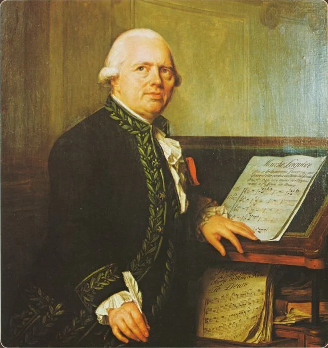 Portrait of Gossec by Antoine Vestier.