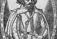 Black and White image of Michael Praetorius