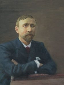 Color portrait of Gabriel Pierné
