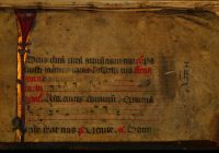 an early music manuscript