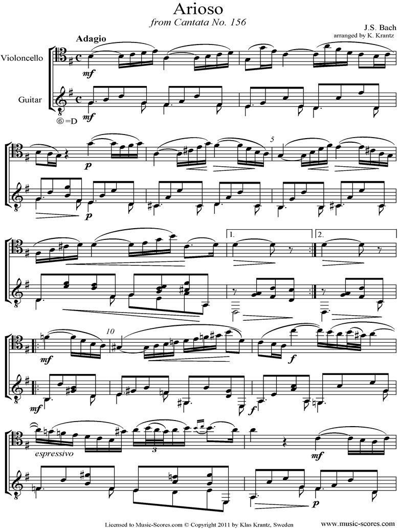 Bach arioso cello new arrivals