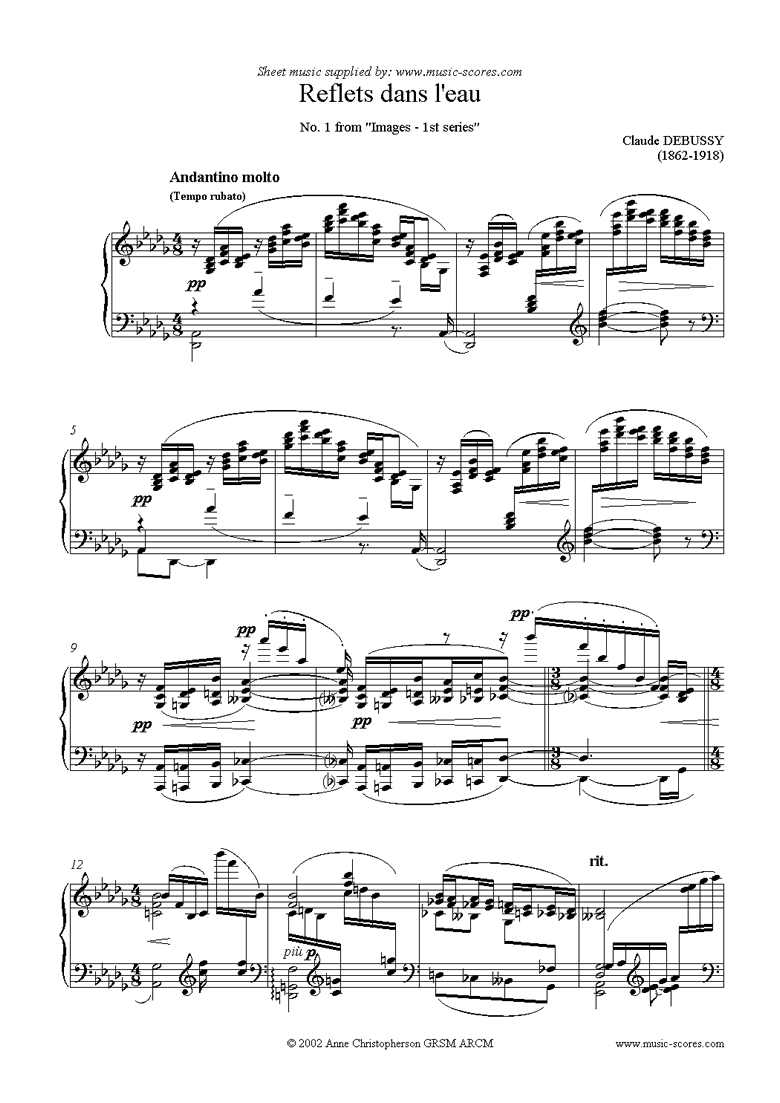 Reflections - Download Sheet Music PDF file