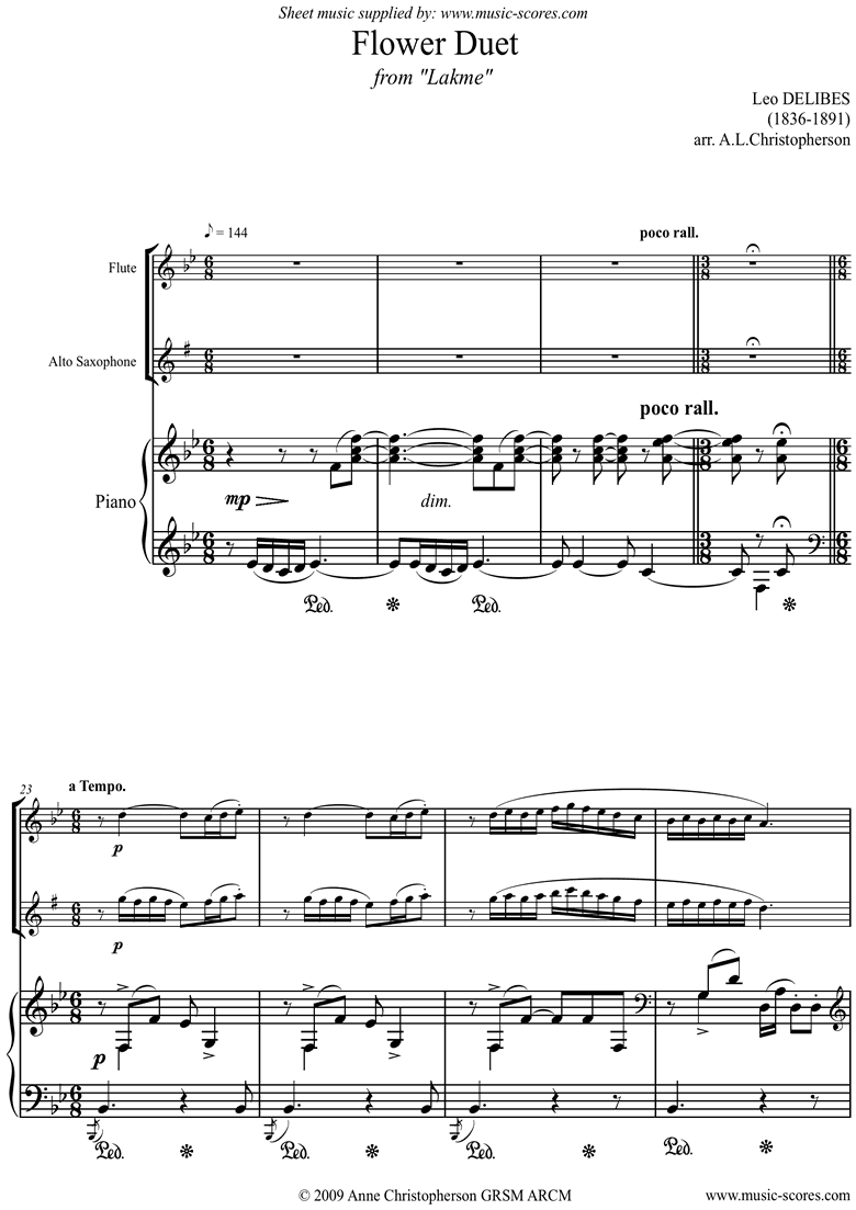 Flute and saxophone duets deals