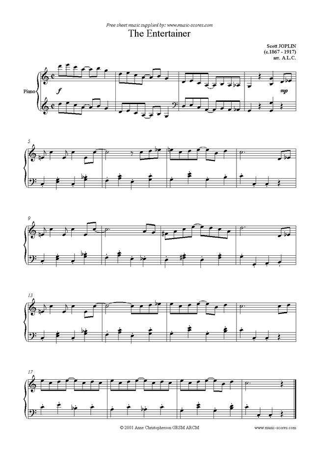 Free Easy Piano Sheet Music for Beginners in PDF