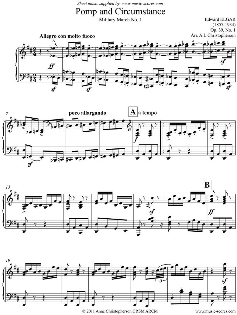 Pomp and Circumstance: No.1 by Elgar