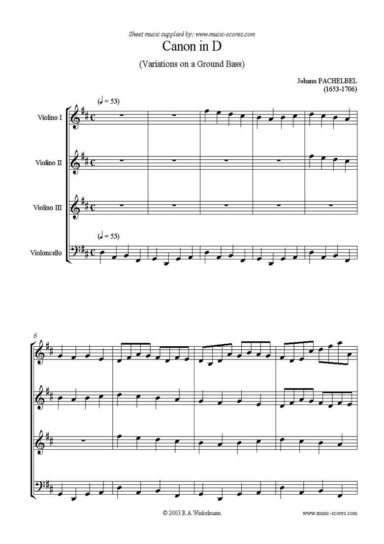 Canon in d violin and cello deals