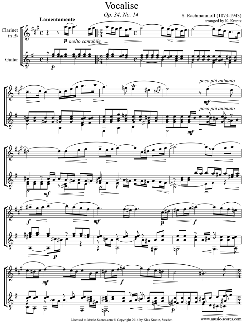Vocalise rachmaninoff violin discount