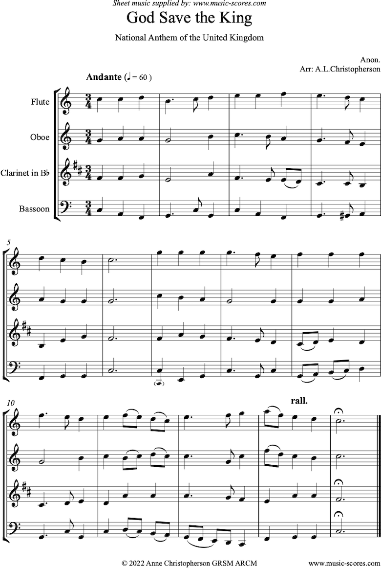 God Save the Queen / King - Beth's Notes